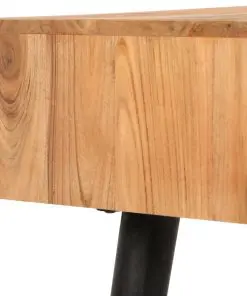 vidaXL Writing Table Solid Acacia Wood 118x45x76 cm