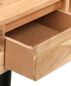 vidaXL Writing Table Solid Acacia Wood 118x45x76 cm