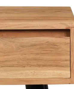 vidaXL Writing Table Solid Acacia Wood 118x45x76 cm