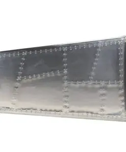 vidaXL Aviator Coffee Table Aluminium Vintage Aircraft Airman Style