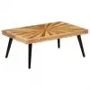 vidaXL Coffee Table Solid Mango Wood 90x55x36 cm vidaXL Coffee Table Solid Mango Wood 90x55x36 cm
