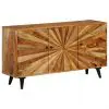 vidaXL Sideboard Solid Mango Wood 140x35x75 cm
