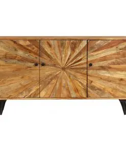 vidaXL Sideboard Solid Mango Wood 140x35x75 cm