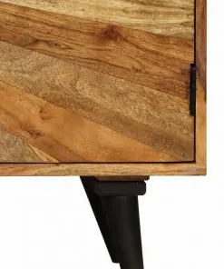 vidaXL Sideboard Solid Mango Wood 140x35x75 cm