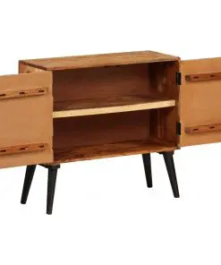vidaXL Sideboard Solid Mango Wood 85x30x75 cm