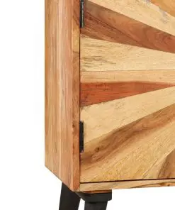 vidaXL Sideboard Solid Mango Wood 85x30x75 cm