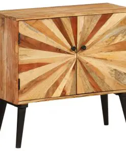 vidaXL Sideboard Solid Mango Wood 85x30x75 cm