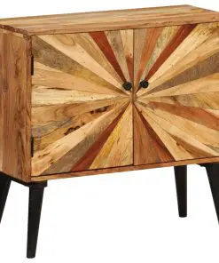 vidaXL Sideboard Solid Mango Wood 85x30x75 cm