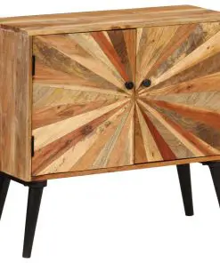 vidaXL Sideboard Solid Mango Wood 85x30x75 cm