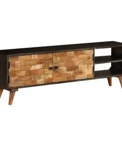 vidaXL TV Cabinet Solid Mango Wood 140x30x45 cm