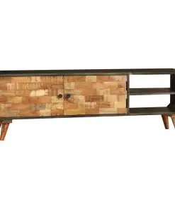 vidaXL TV Cabinet Solid Mango Wood 140x30x45 cm