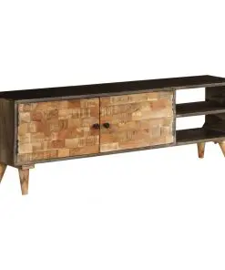 vidaXL TV Cabinet Solid Mango Wood 140x30x45 cm