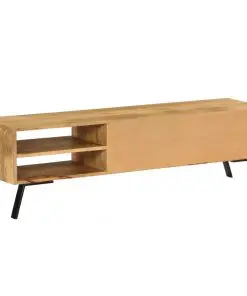 vidaXL TV Cabinet Solid Mango Wood 140x30x40 cm
