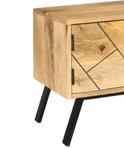 vidaXL TV Cabinet Solid Mango Wood 140x30x40 cm