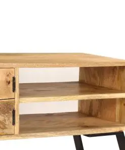 vidaXL TV Cabinet Solid Mango Wood 140x30x40 cm