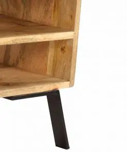 vidaXL TV Cabinet Solid Mango Wood 140x30x40 cm