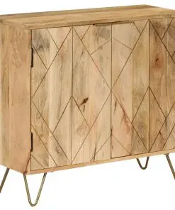vidaXL Sideboard Solid Mango Wood 80x30x75 cm