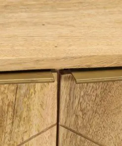 vidaXL Sideboard Solid Mango Wood 80x30x75 cm