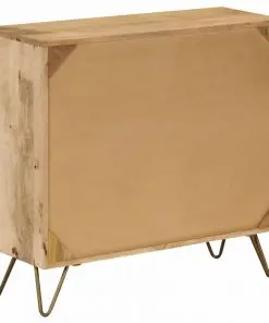 vidaXL Sideboard Solid Mango Wood 80x30x75 cm