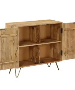 vidaXL Sideboard Solid Mango Wood 80x30x75 cm