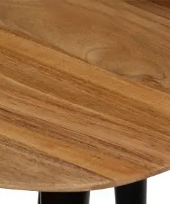 vidaXL Coffee Table Set 3 Pieces Solid Acacia Wood