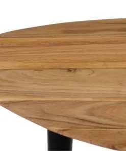 vidaXL Coffee Table Set 3 Pieces Solid Acacia Wood