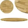 vidaXL Table Top Solid Oak Wood Round 23 mm 400 mm vidaXL Table Top Solid Oak Wood Round 23 mm 400 mm