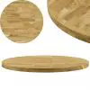 vidaXL Table Top Solid Oak Wood Round 44 mm 800 mm vidaXL Table Top Solid Oak Wood Round 44 mm 800 mm