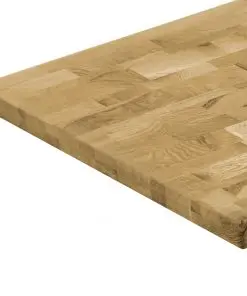 vidaXL Table Top Solid Oak Wood Rectangular 44 mm 140×60 cm