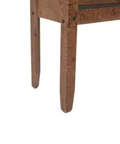 vidaXL Console Table Solid Fir Wood 131×35.5×75 cm Brown