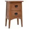 vidaXL Bedside Cabinet Solid Fir Wood 40x29x68 cm Brown vidaXL Bedside Cabinet Solid Fir Wood 40x29x68 cm Brown