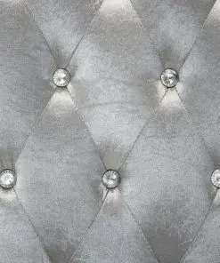 vidaXL Dining Chairs 4 pcs Silver Velvet