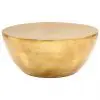 vidaXL Coffee Table Hammered Aluminium 70×30 cm Brass
