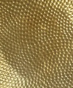 vidaXL Coffee Table Hammered Aluminium 70×30 cm Brass