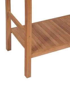 vidaXL Bathroom Vanity Cabinet Solid Teak 132x45x75 cm