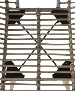 vidaXL Dining Chairs 2 pcs Brown Natural Rattan