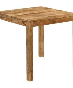 vidaXL Dining Table Solid Mango Wood 82x80x76 cm