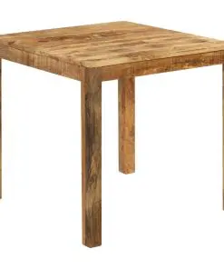 vidaXL Dining Table Solid Mango Wood 82x80x76 cm