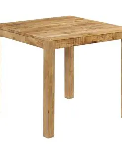 vidaXL Dining Table Solid Mango Wood 82x80x76 cm