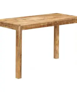 vidaXL Dining Table Solid Mango Wood 120x60x76 cm