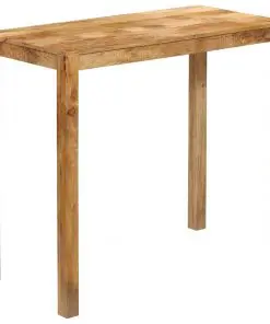 vidaXL Bar Table Solid Mango Wood 120x60x108 cm