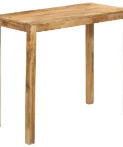 vidaXL Bar Table Solid Mango Wood 120x60x108 cm