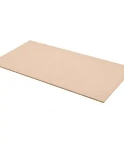 vidaXL 2 pcs MDF Sheets Rectangular 120×60 cm 12 mm