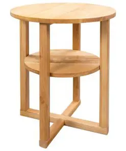 vidaXL Side Table 40×50 cm Solid Oak Wood