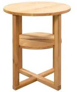 vidaXL Side Table 40×50 cm Solid Oak Wood