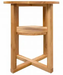 vidaXL Side Table 40×50 cm Solid Oak Wood