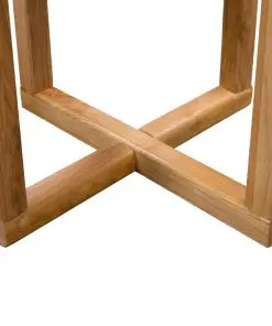 vidaXL Side Table 40×50 cm Solid Oak Wood