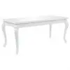 vidaXL Dining Table 179x89x81 cm High Gloss White