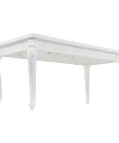 vidaXL Dining Table 179x89x81 cm High Gloss White