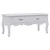 vidaXL Coffee Table 100x50x46 cm White